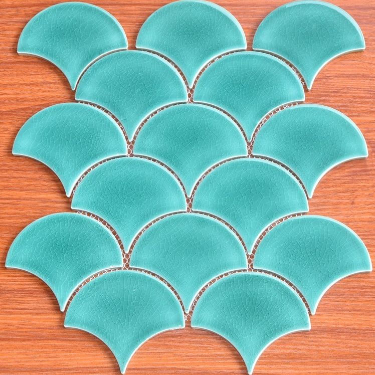 Fish Scale Tile Green