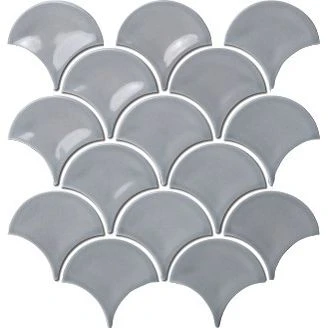 Fish Scale Tile Kitchen Backsplash