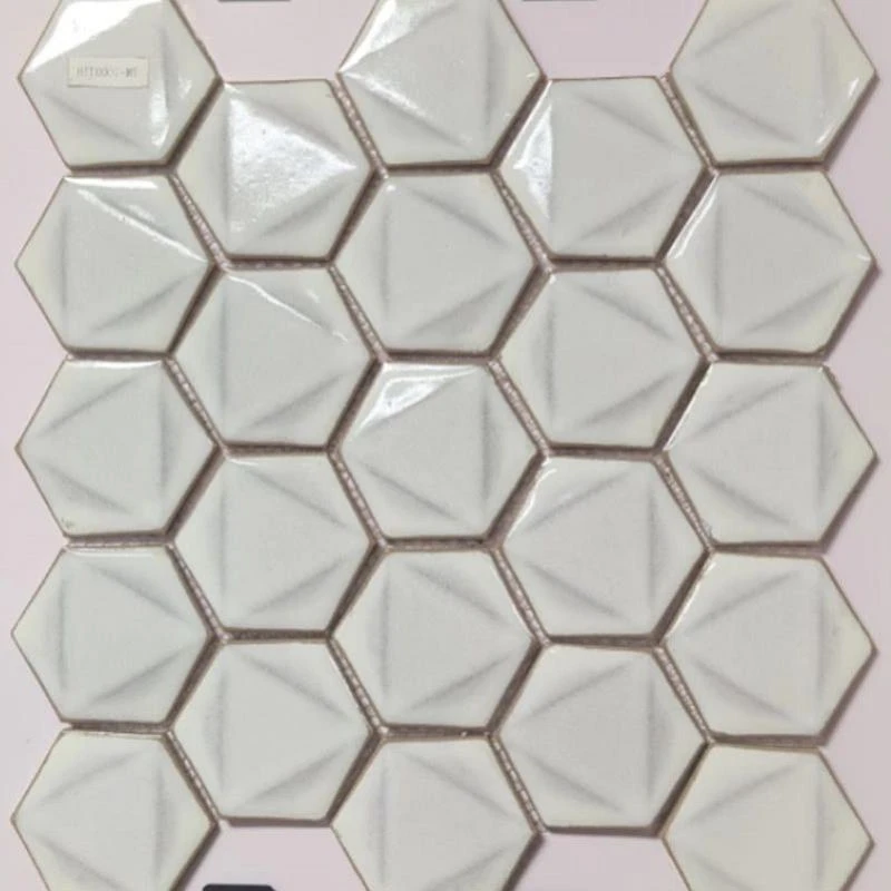 Hexagonal Ceramic Mosaic Tile