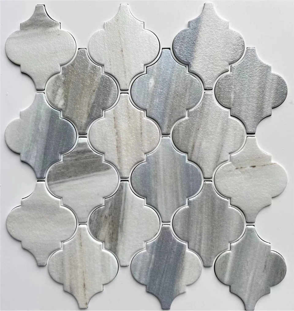 Lantern Mosaic Glass Wall Tile