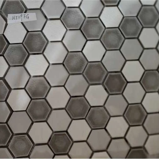 Small Hexagon Mosaic Tiles