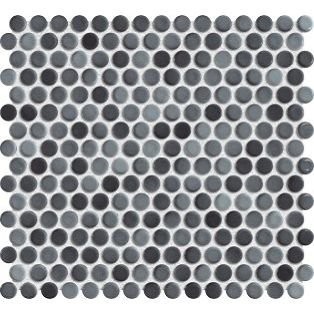 Blue Round Mosaic Tiles