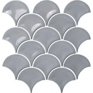 Fish Scale Tile Kitchen Backsplash